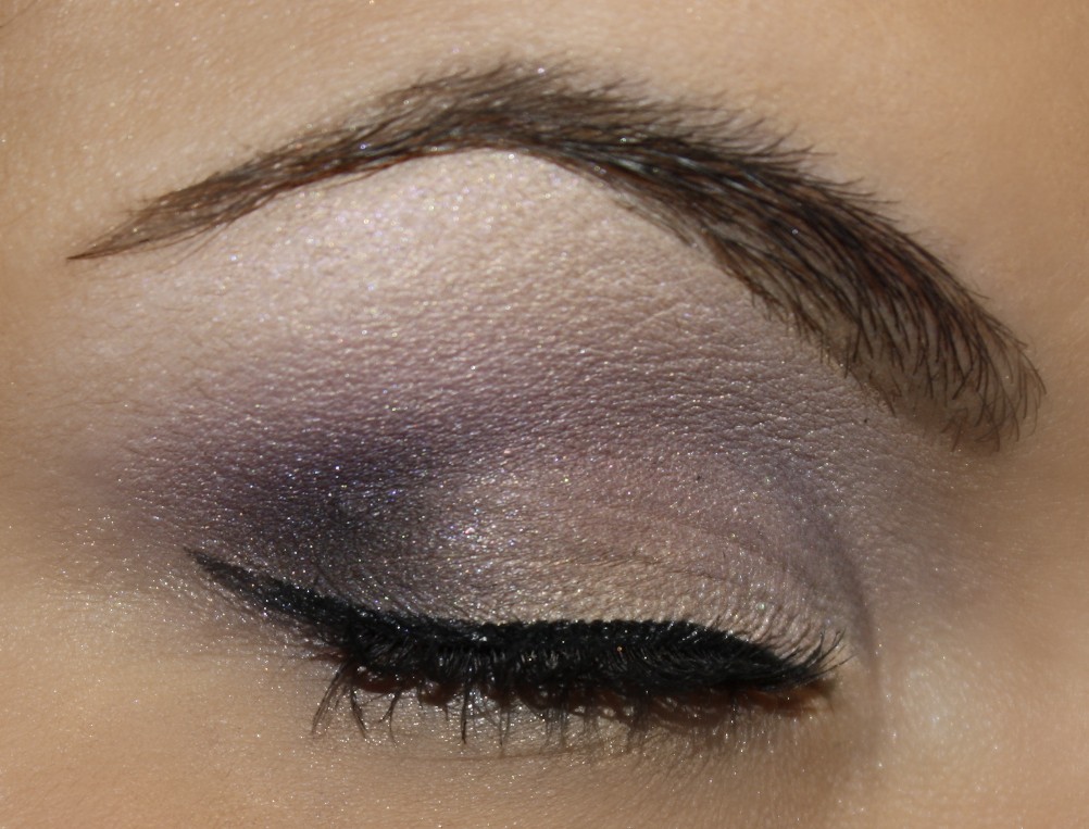 Here are swatches and a look that I did with Sugar Plum Fairy by Wet N Wild. Here are swatches and a look that I did with Sugar Plum Fairy by Wet N Wild.