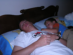 Daddy's "turn" to tuck Andrew in