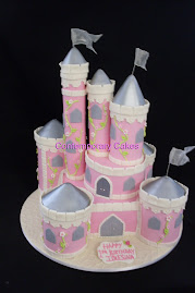 Pink Fairytale Castle Cake
