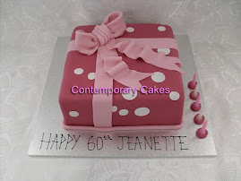 Birthday parcel cake