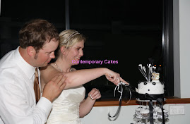 Cutting the cake!