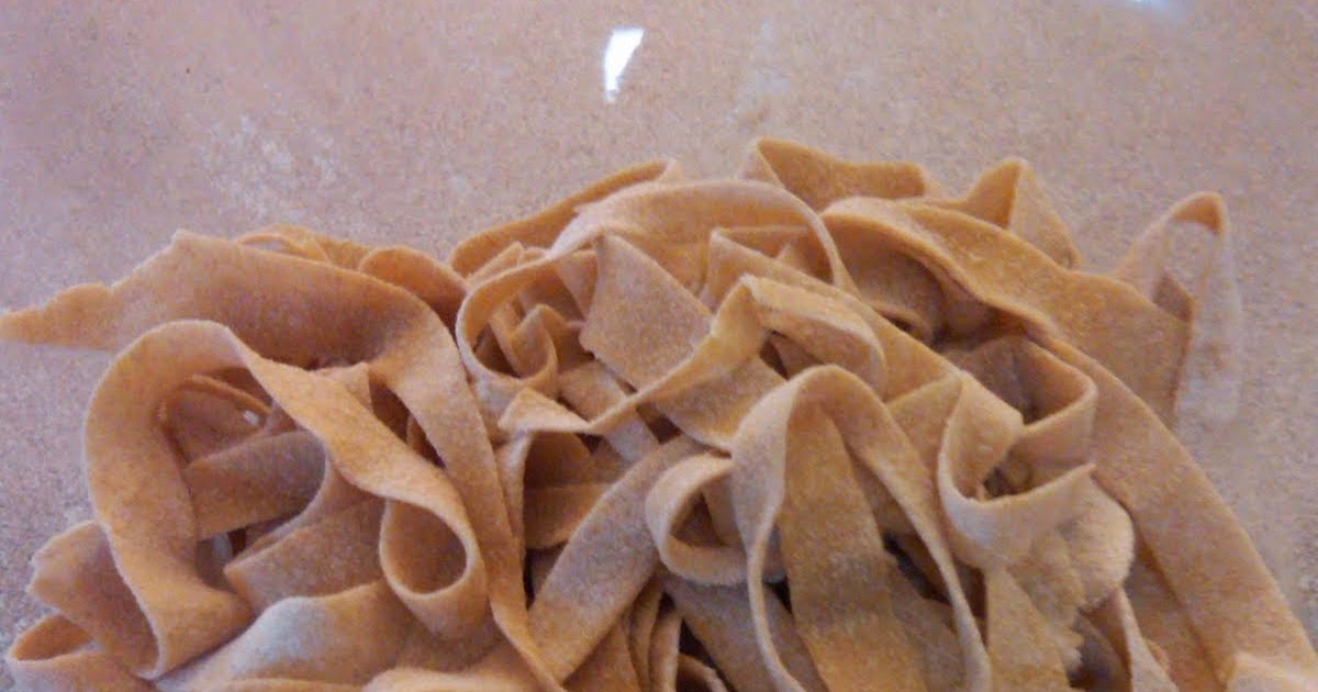 Homemade Whole Wheat Pasta No Machine Required