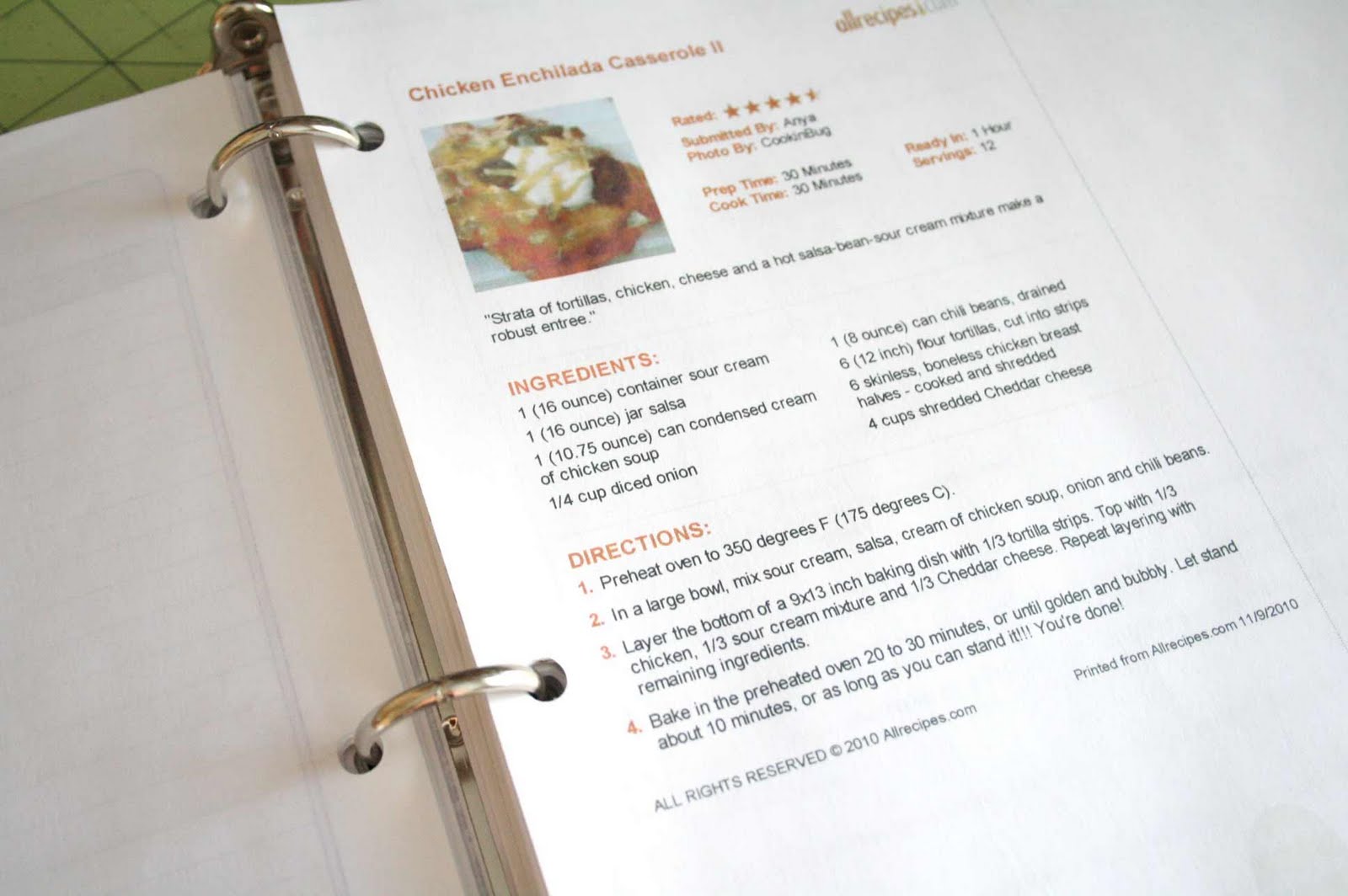 The Creative Place Creating a Food Planning Binder
