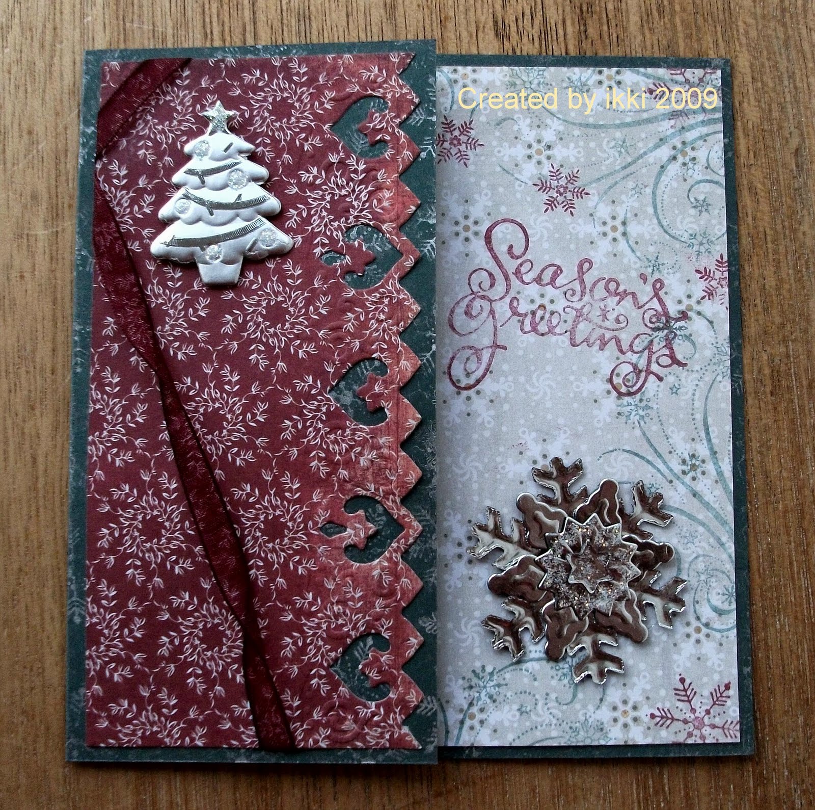 ikki's cuttlebug cupboard Cuttlebug Cards Christmas No.12