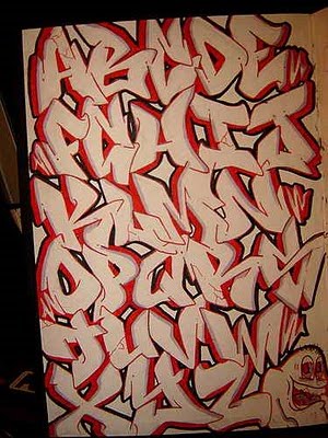 graffiti letters z 3d. 3d graffiti alphabet letters