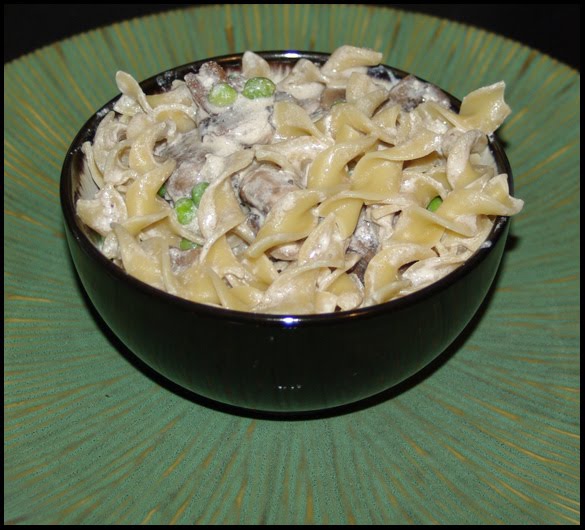 veggie num nums Mushroom and Pea Stroganoff