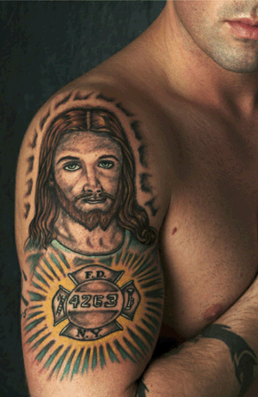 Fortunately though, the cross tattoo
