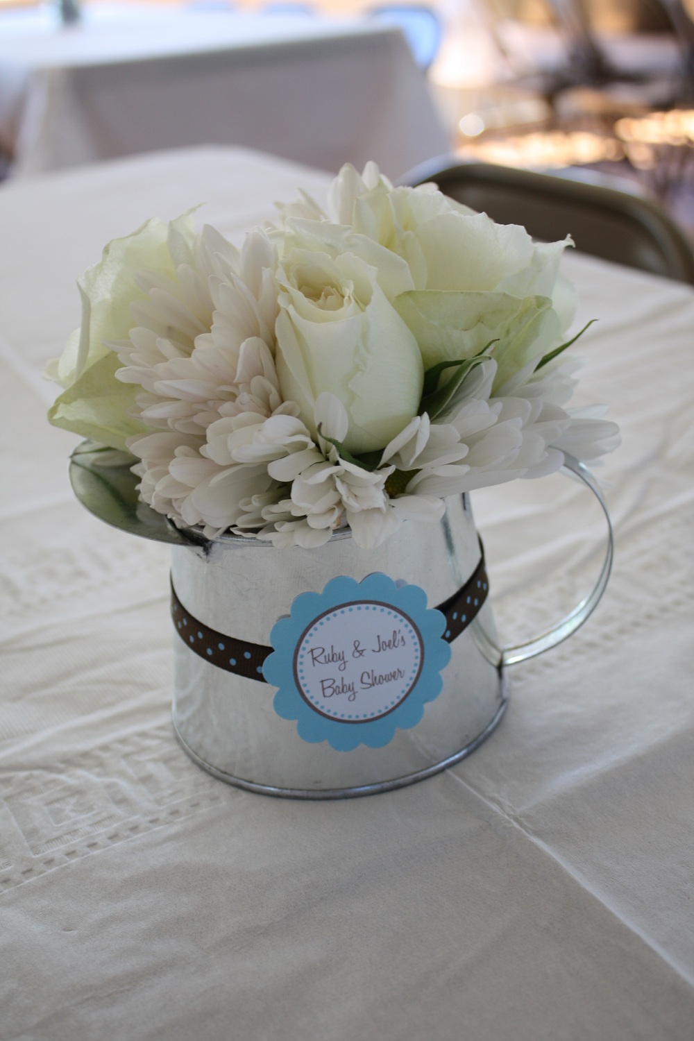 JaeBellz: Blue & Brown Baby Shower