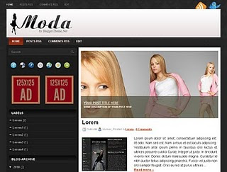 Moda Blogger Template