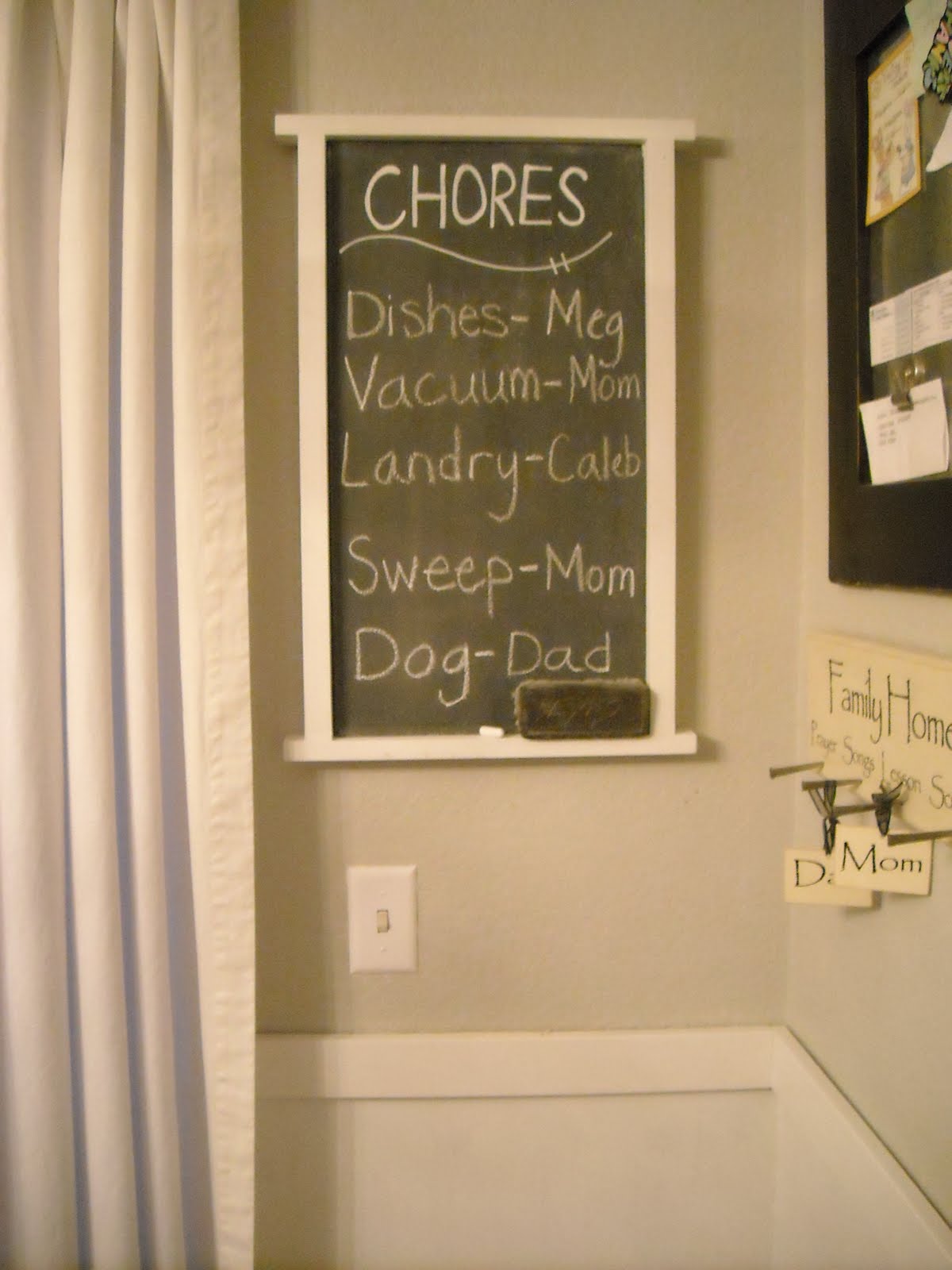 Chalkboard Chore Chart