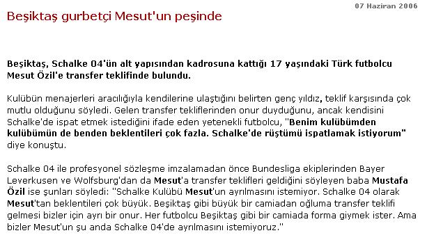 Golsüz Eşitlik: Beşiktaş & Mesut Özil