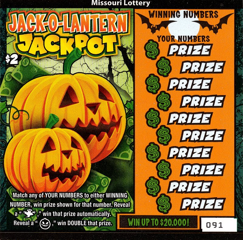 Neato Coolville TRYING TO HIT THE JACKOLANTERN JACKPOT LOTTERY CARD