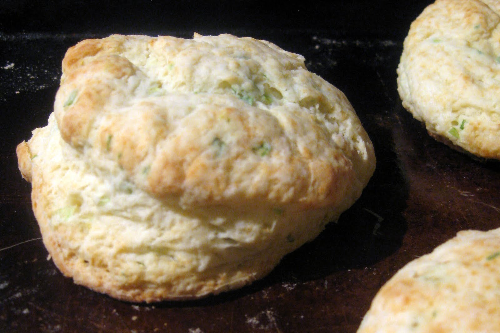 sour cream & green onion biscuits the baked life