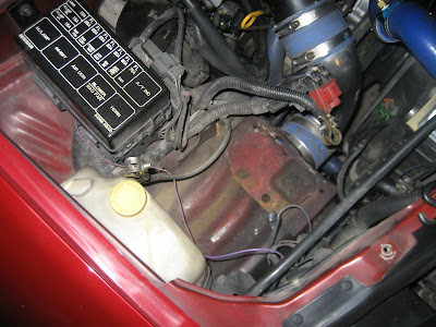 Nissan Skyline GTR battery removed
