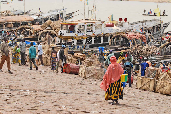 The Waterfront in Mopti