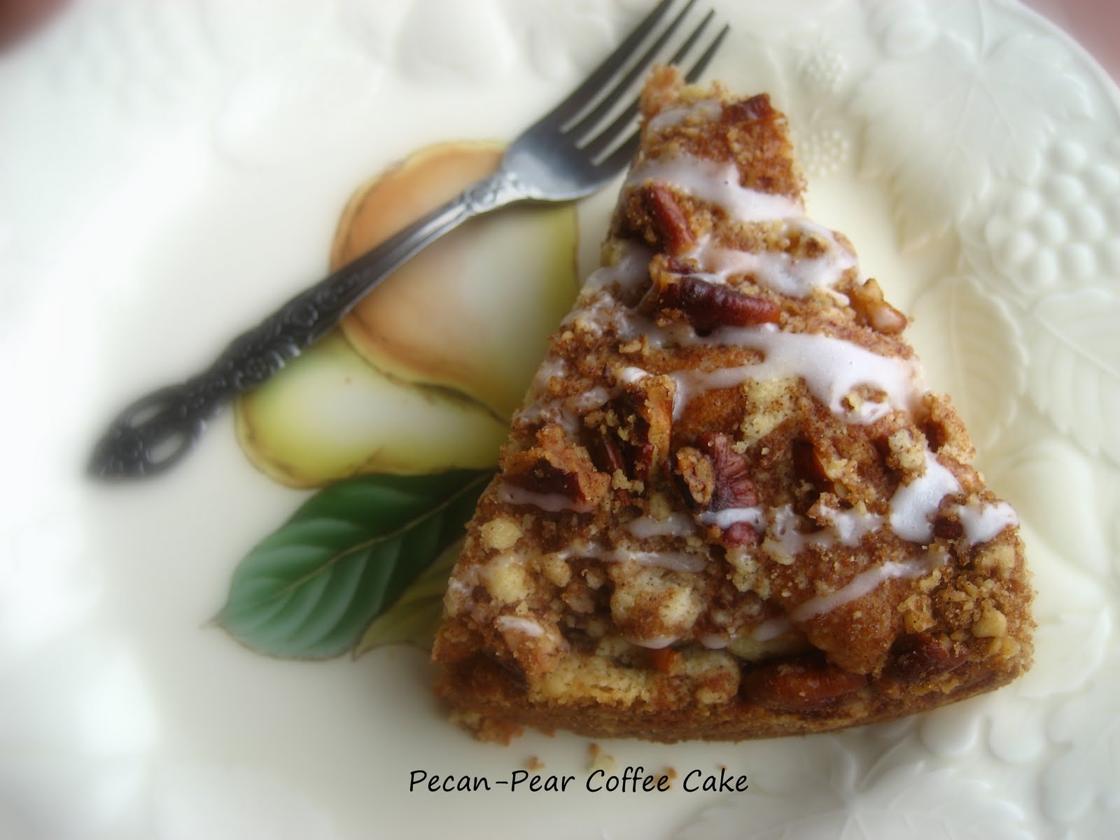 Home Cooking In Montana PecanPear Sour Cream Coffee Cake