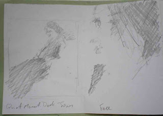 sketches of Derek Jones' prints