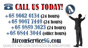 Call us today for Aircon services in Singapore