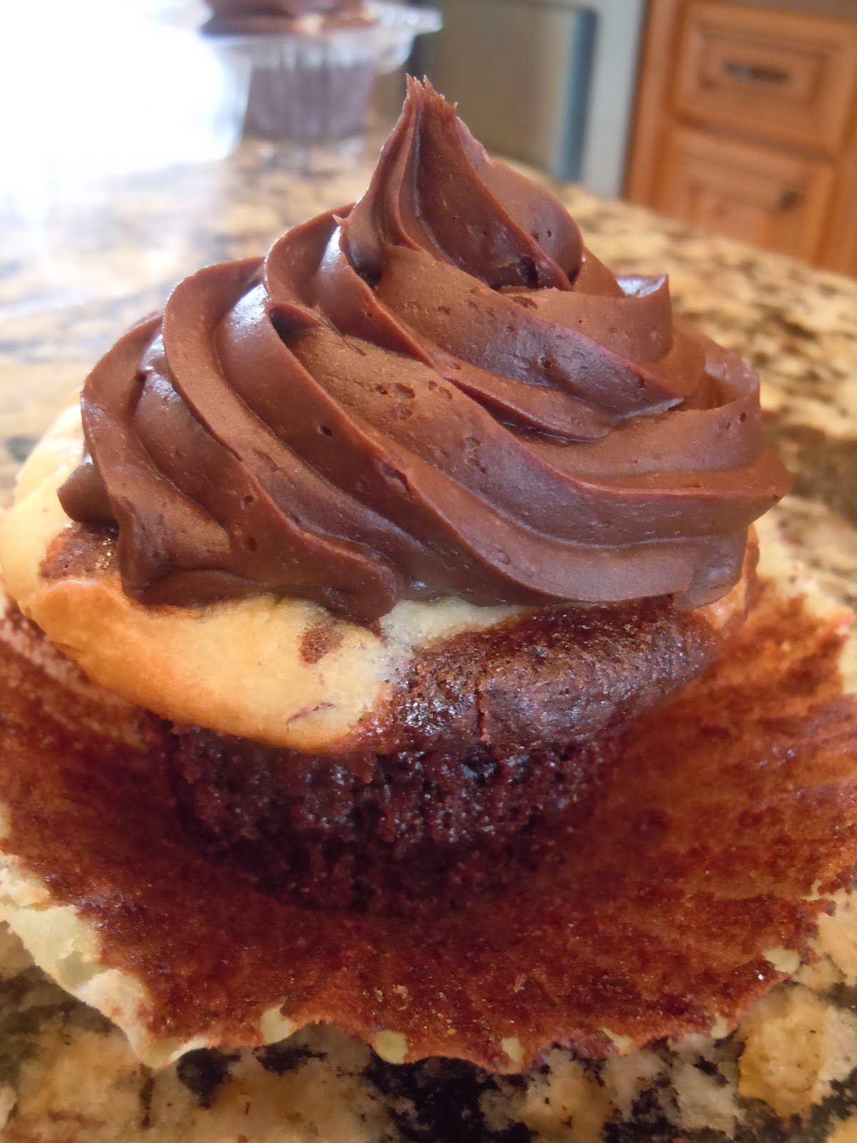 ALL THINGS DELICIOUS Black Bottom Cupcakes