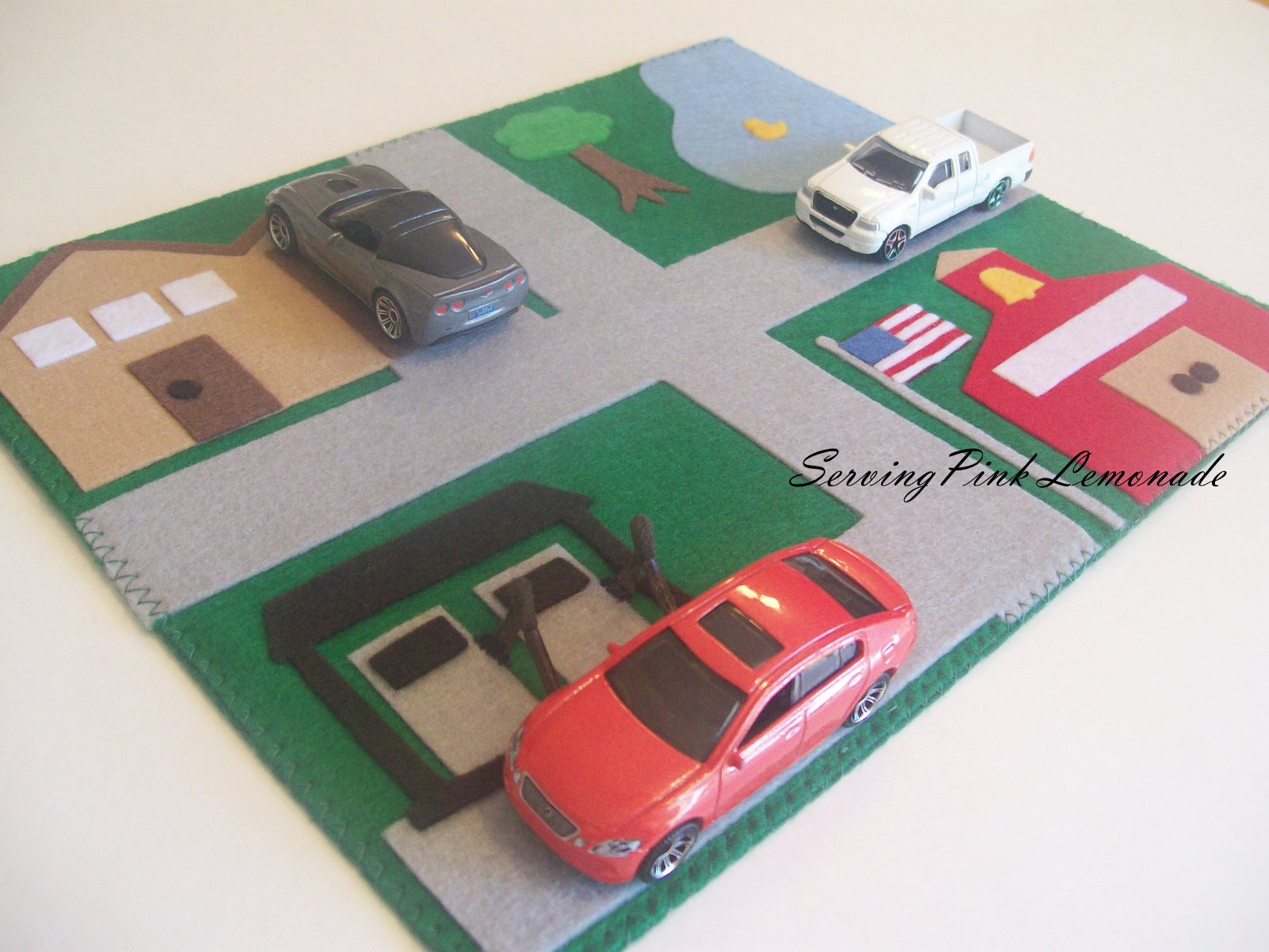 Serving Pink Lemonade Copycat Mini Car Mat