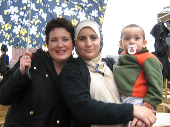 Life Long friendship--Khawla and Me and baby Bassil.