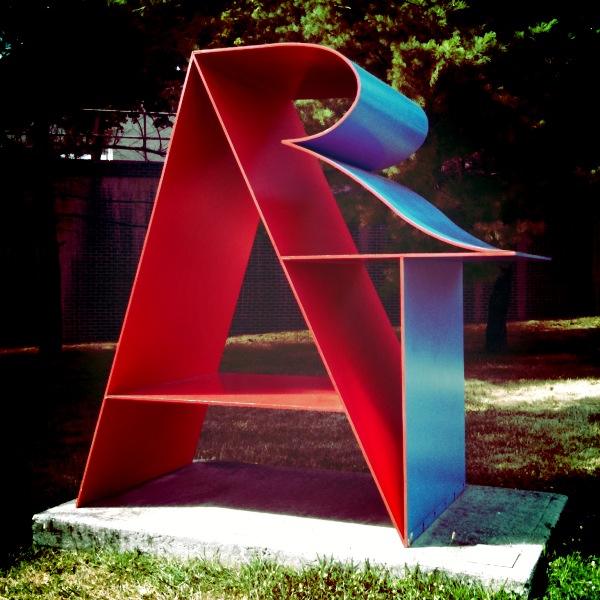 Live + Love + Teach = "Art" sculpture around me