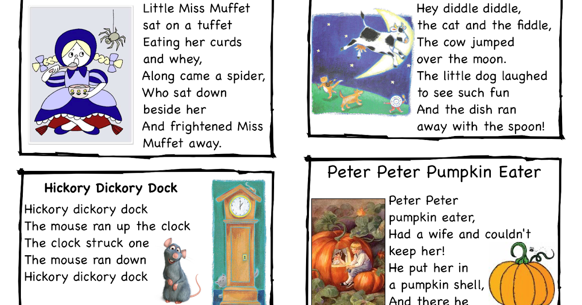 Preschool Is Fun Planning Activities: Nursery Rhymes