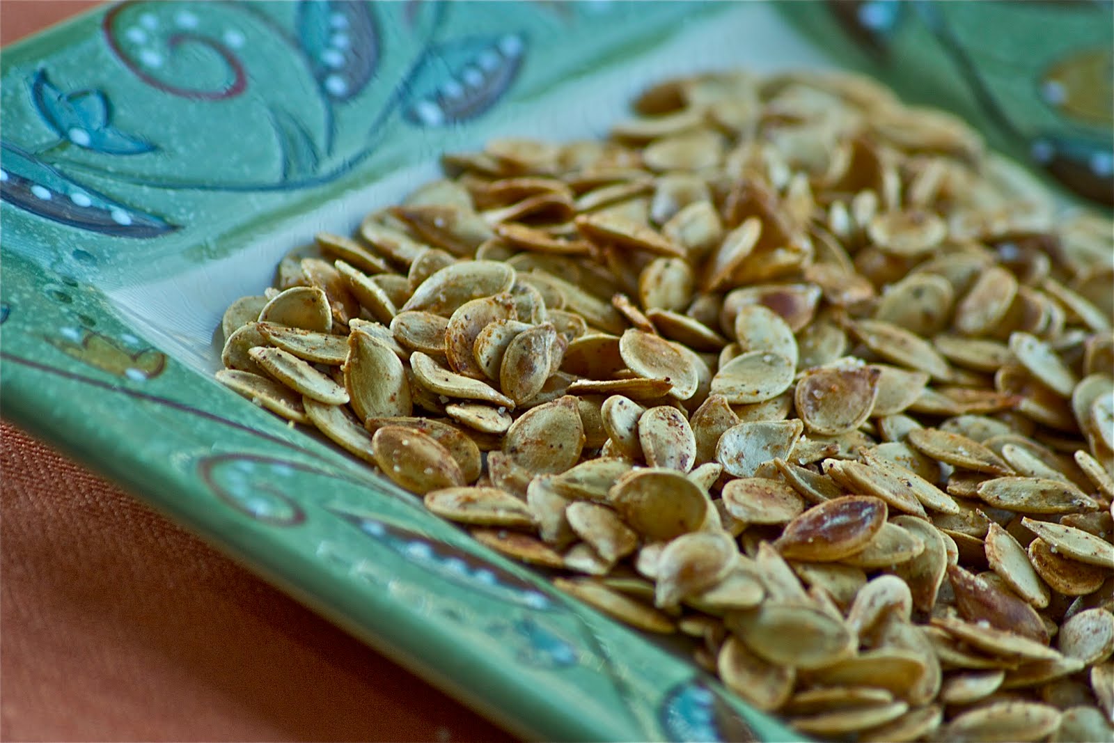 Madeline's Adaptations Roasted Buttercup Squash Seeds