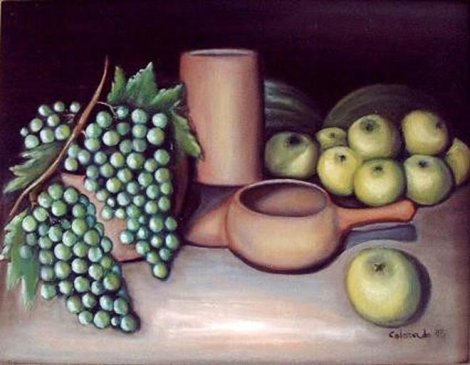 VERDES. OIL PAINTING.