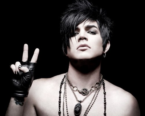 adam lambert black and white photoshoot. New Adam Lambert Picture: from