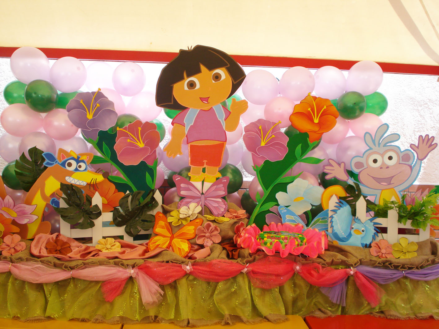 Inspiraciones Fiorella: Decoración De Dora la exploradora y Diego Go ...