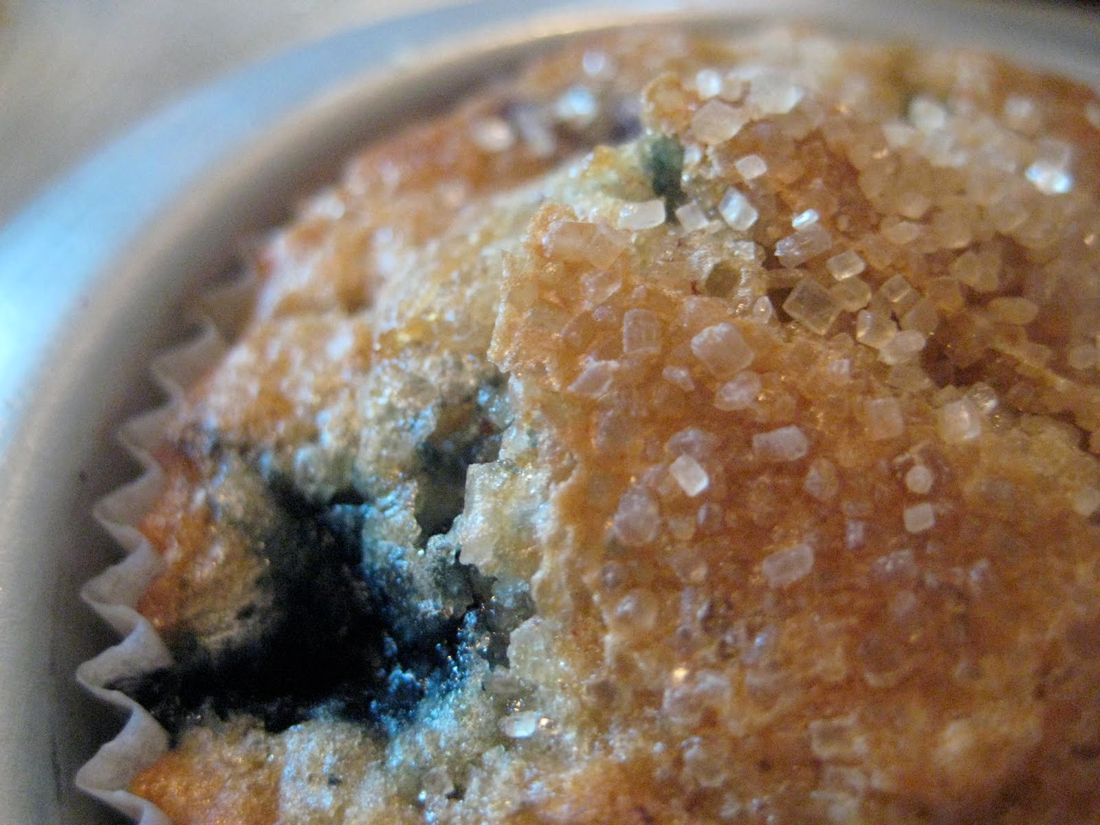Blueberry Muffins with Coarse Sugar Topping A Bountiful Kitchen
