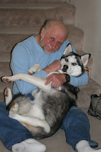 Hubby and grand dog