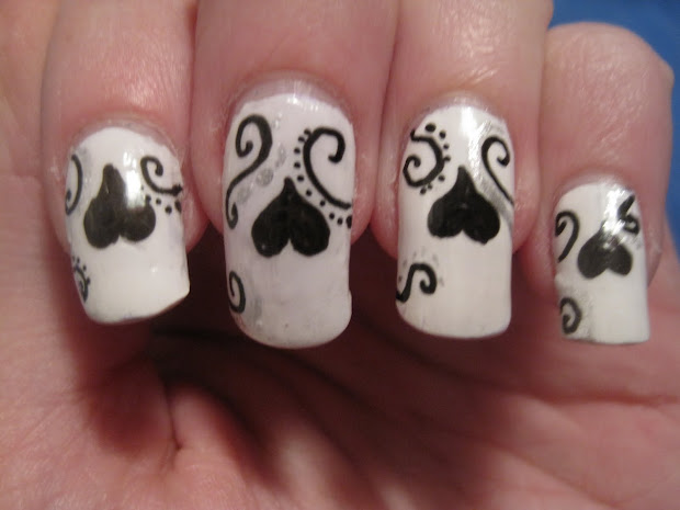 heart nail design - pccala