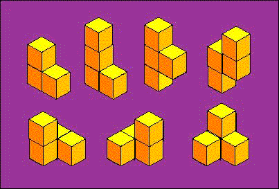 Cubos, jogos matemáticos