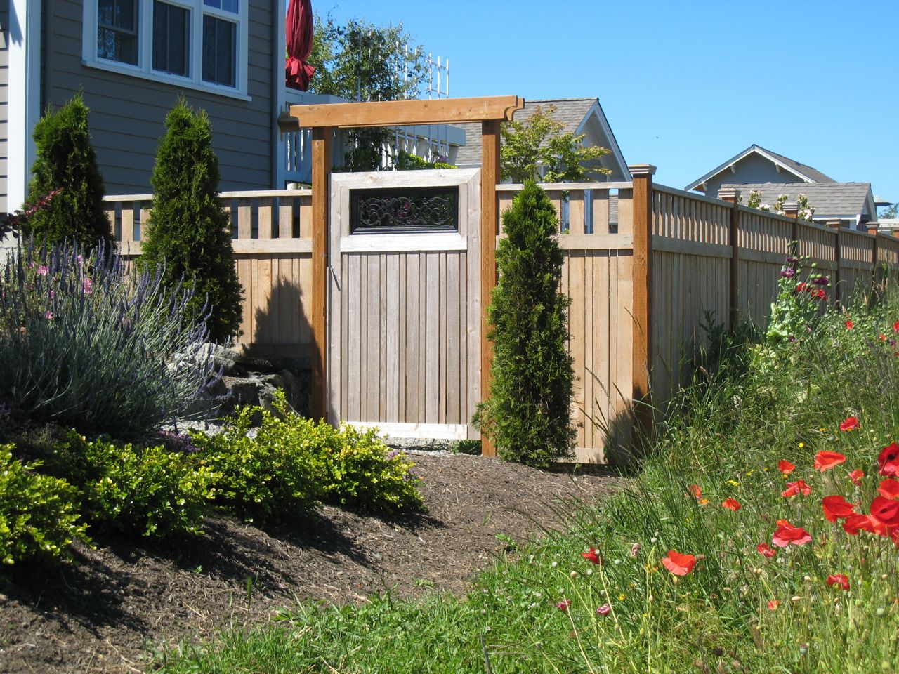 details of home fences and gates