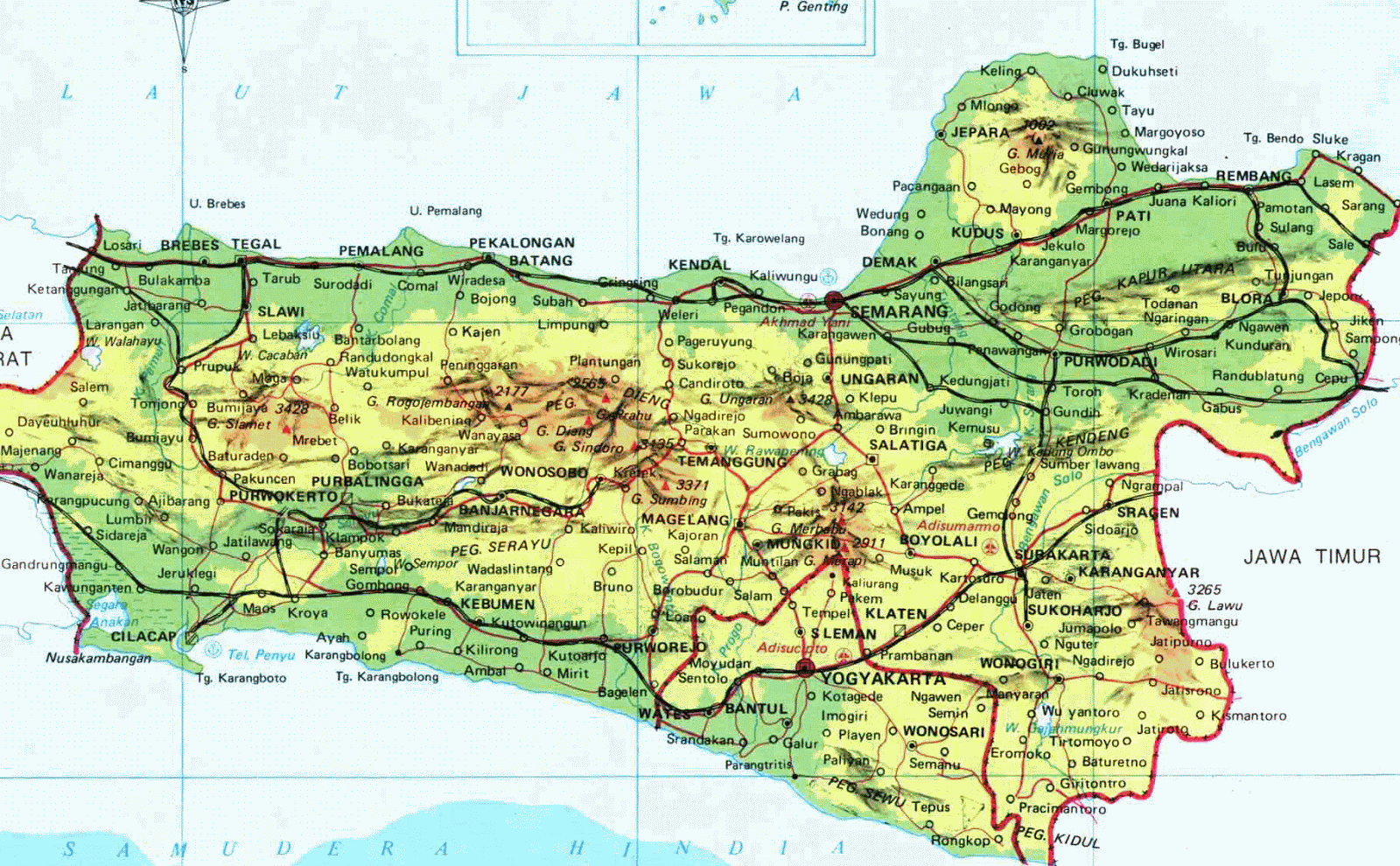 AMAZING INDONESIA: JAWA TENGAH MAPS JAWA TENGAH MAPS