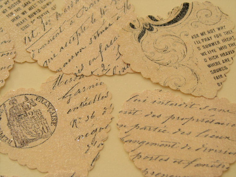 Wayside Treasures Glittered hearts for sale!