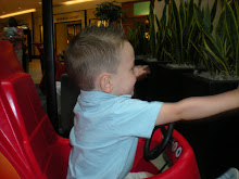 watching the escalator at the mall