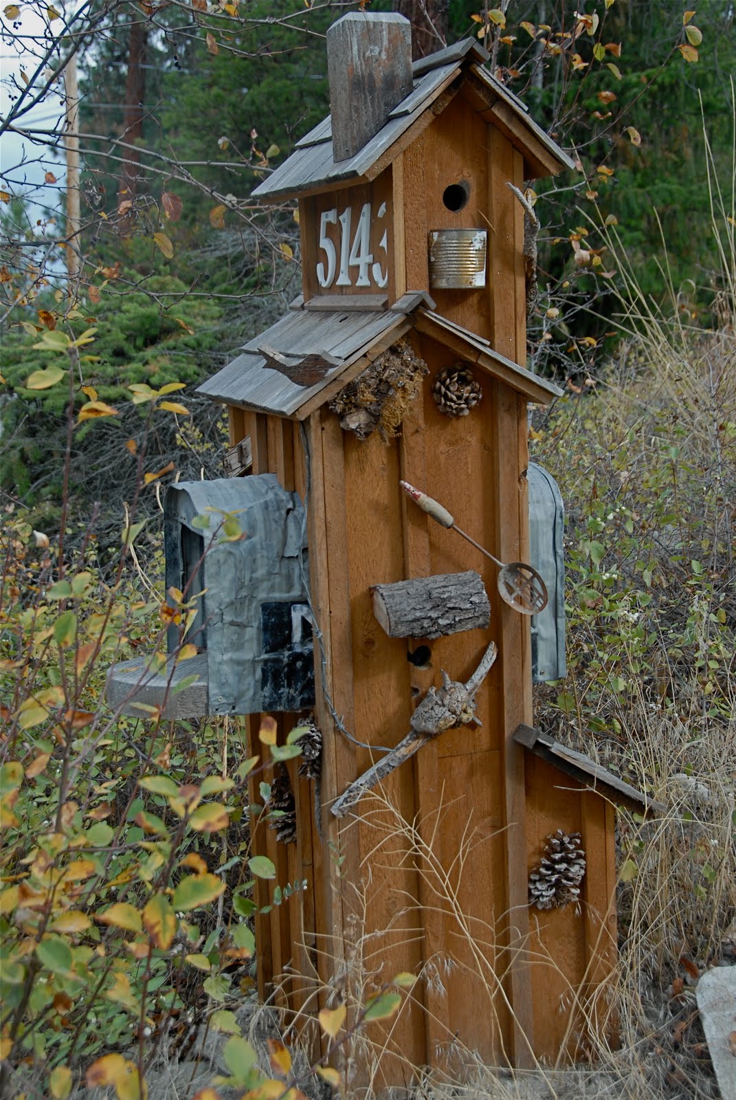 Mailboxes with Personality on Canadian Roads March 2010
