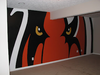 Bengals basement mural | Einrichtung