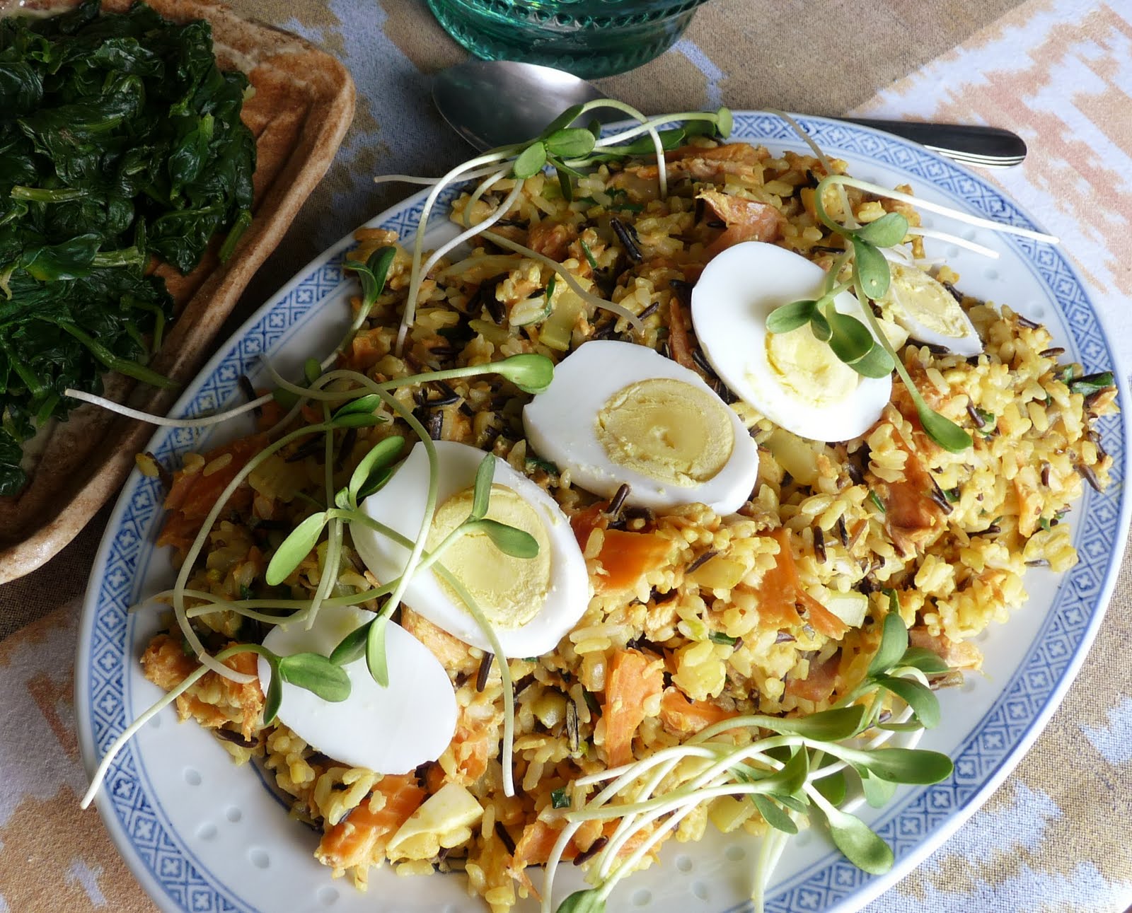 Seasonal Ontario Food Smoked Trout Kedgeree