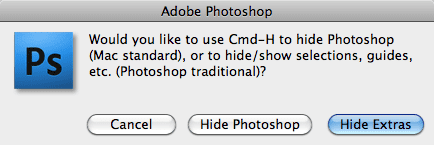 I Found This Useful Howto Restore Command H To Hide Selection Edges In Photoshop Cs5