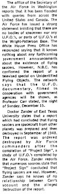 UFO Beings Recovered - Clarkson Integrator - 11-19-1974 (B)