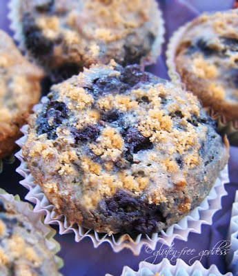 Gluten free blueberry cake cupcakes