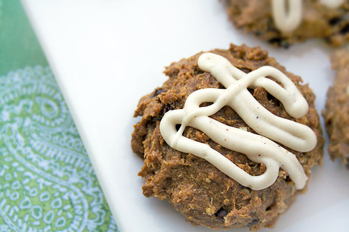 Pumpkin cookies made with quinoa flakes