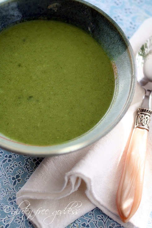 Broccoli, Spinach and Ginger Soup