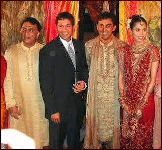 இந்தியா கிரிக்கெட் அணி வீரர்களின் ஜோடிப் போட்டா Rohangavaskar+with+wife
