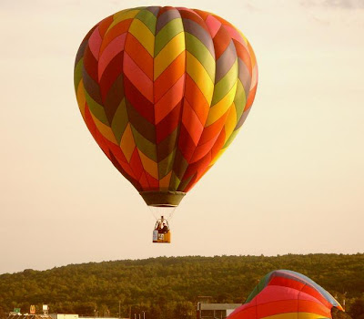 herringbone balloon, going up