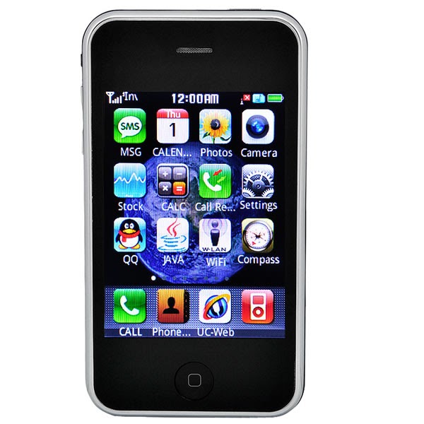 Real Cool Mobiles Movil PK168 Dual sim WIFI + Mp3/Mp4 + Bluetooth Negro